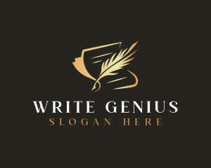 Writing Quill Feather logo