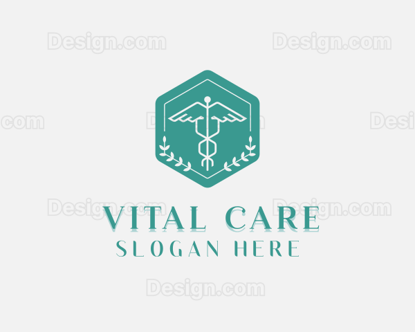 Medical Caduceus Clinic Logo