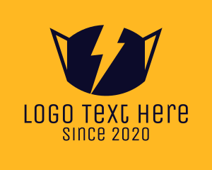 Thunder Bolt Face Mask logo