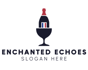 Wine Glass Bottle logo