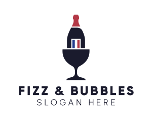 Wine Glass Bottle logo