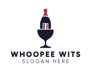 Wine Glass Bottle logo design