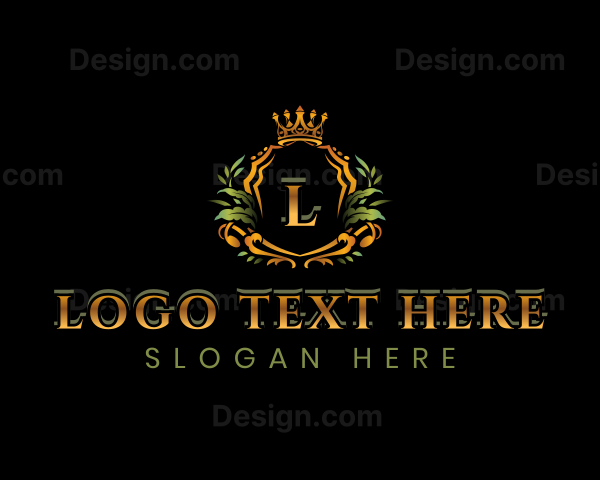 Luxury Crown Shield Logo