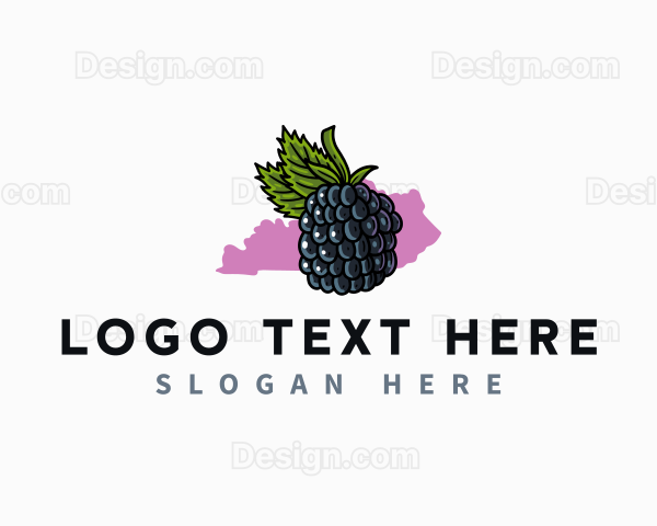 Kentucky Fruit Blackberry Logo