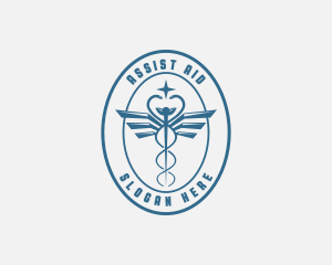 Star Caduceus Healthcare logo design