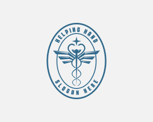 Star Caduceus Healthcare logo design