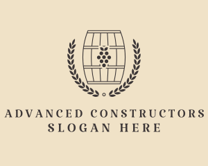 Grape Wine Distillery logo design