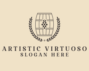 Grape Wine Distillery logo design