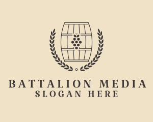 Grape Wine Distillery logo design