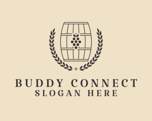 Grape Wine Distillery logo design