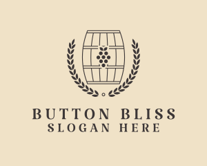 Grape Wine Distillery logo design