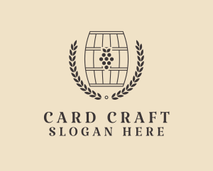 Grape Wine Distillery logo design