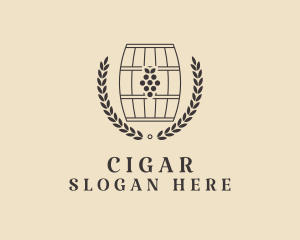 Grape Wine Distillery logo design