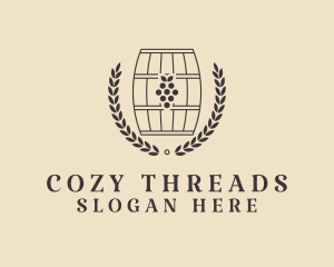 Grape Wine Distillery logo design