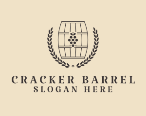 Grape Wine Distillery logo design