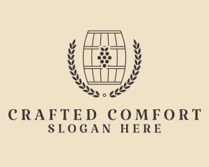 Grape Wine Distillery logo design