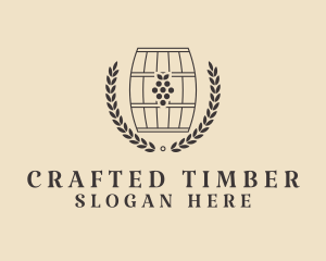 Grape Wine Distillery logo design