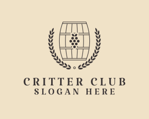 Grape Wine Distillery logo design