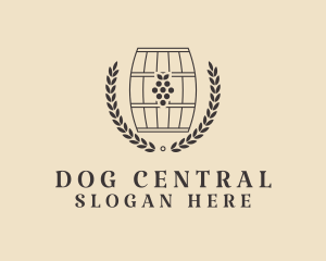 Grape Wine Distillery logo design