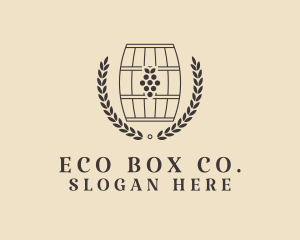 Grape Wine Distillery logo design