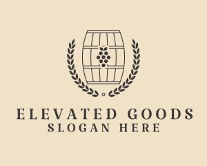 Grape Wine Distillery logo design