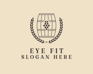 Grape Wine Distillery logo design