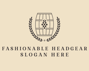 Grape Wine Distillery logo design