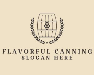 Grape Wine Distillery logo design