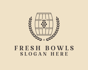 Grape Wine Distillery logo design