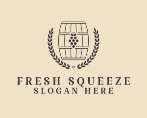 Grape Wine Distillery logo design