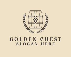 Grape Wine Distillery logo design