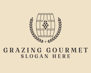 Grape Wine Distillery logo design