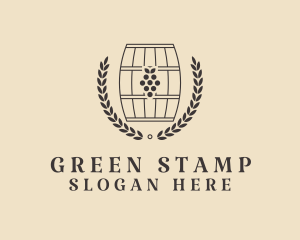 Grape Wine Distillery logo design