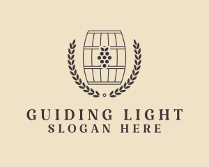 Grape Wine Distillery logo design