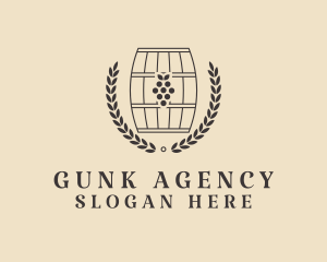 Grape Wine Distillery logo design