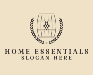 Grape Wine Distillery logo design