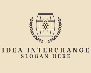 Grape Wine Distillery logo design