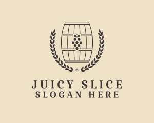 Grape Wine Distillery logo design