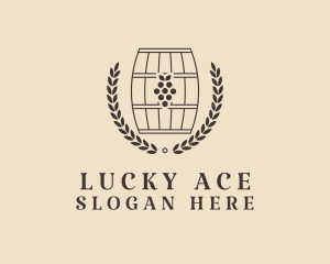 Grape Wine Distillery logo design