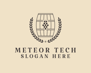 Grape Wine Distillery logo design