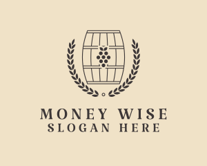 Grape Wine Distillery logo design