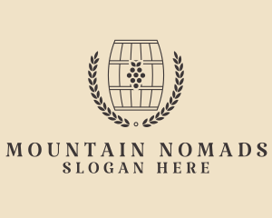 Grape Wine Distillery logo design