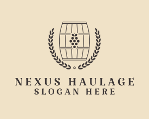 Grape Wine Distillery logo design