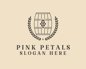 Grape Wine Distillery logo design