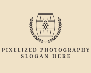 Grape Wine Distillery logo design