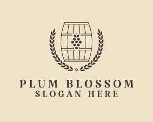 Grape Wine Distillery logo design