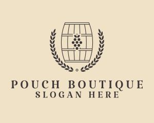 Grape Wine Distillery logo design