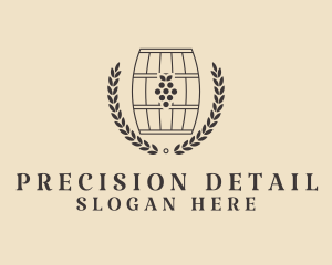 Grape Wine Distillery logo design