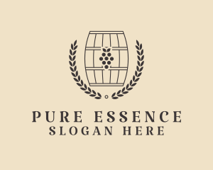 Grape Wine Distillery logo design