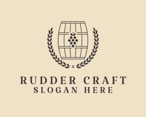 Grape Wine Distillery logo design